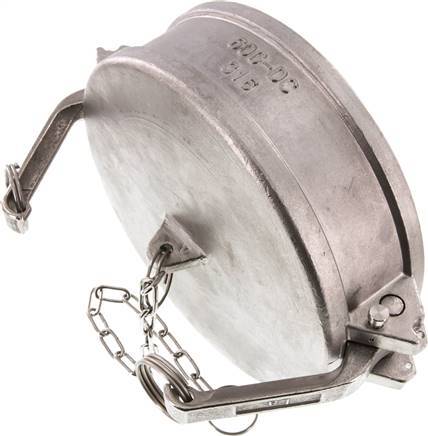 Tapón de seguridad Camlock DN 140 (6'') de acero inoxidable Tipo DC MIL-C-27487