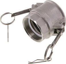 Acoplamiento de acero inoxidable Camlock DN 50 (2'') G 2'' Rosca hembra Tipo D EN 14420-7 (DIN 2828)
