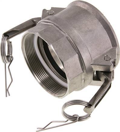 Acoplamiento de acero inoxidable Camlock DN 75 (3'') G 3'' Rosca hembra Tipo D EN 14420-7 (DIN 2828)
