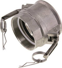 Acoplamiento de acero inoxidable Camlock DN 75 (3'') G 3'' Rosca hembra Tipo D EN 14420-7 (DIN 2828)