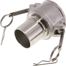 Acoplamiento de acero inoxidable Camlock DN 50 (2'') Pilar de manguera (50 mm) Tipo C EN 14420-7 (DIN 2828)