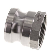 Acoplamiento de acero inoxidable Camlock DN 50 (2'') G 2'' Rosca hembra Tipo A EN 14420-7 (DIN 2828)