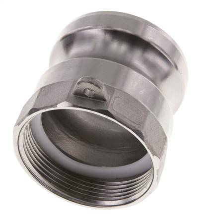 Acoplamiento de acero inoxidable Camlock DN 50 (2'') G 2'' Rosca hembra Tipo A EN 14420-7 (DIN 2828)