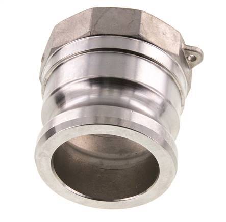 Acoplamiento de acero inoxidable Camlock DN 60 (2 1/2'') G 2 1/2'' Rosca hembra Tipo A EN 14420-7 (DIN 2828)