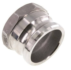 Acoplamiento de acero inoxidable Camlock DN 75 (3'') G 3'' Rosca hembra Tipo A EN 14420-7 (DIN 2828)