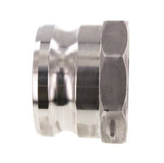 Acoplamiento de acero inoxidable Camlock DN 75 (3'') G 3'' Rosca hembra Tipo A EN 14420-7 (DIN 2828)