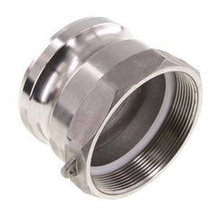 Acoplamiento de acero inoxidable Camlock DN 75 (3'') G 3'' Rosca hembra Tipo A EN 14420-7 (DIN 2828)