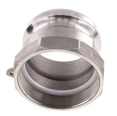 Acoplamiento de acero inoxidable Camlock DN 75 (3'') G 3'' Rosca hembra Tipo A EN 14420-7 (DIN 2828)
