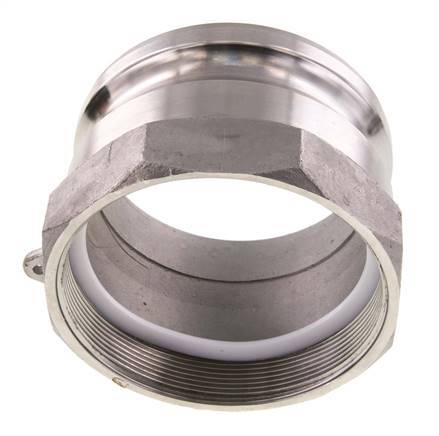 Acoplamiento de acero inoxidable Camlock DN 90 (4'') G 4'' Rosca hembra Tipo A EN 14420-7 (DIN 2828)