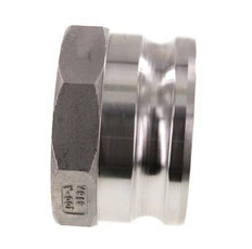 Acoplamiento de acero inoxidable Camlock DN 90 (4'') G 4'' Rosca hembra Tipo A EN 14420-7 (DIN 2828)