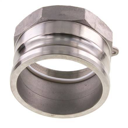 Acoplamiento de acero inoxidable Camlock DN 90 (4'') G 4'' Rosca hembra Tipo A EN 14420-7 (DIN 2828)