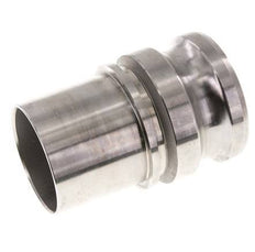 Acoplamiento de acero inoxidable Camlock DN 60 (2 1/2'') Pilar de manguera (63 mm) Tipo E EN 14420-7 (DIN 2828)