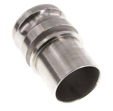 Acoplamiento de acero inoxidable Camlock DN 60 (2 1/2'') Pilar de manguera (63 mm) Tipo E EN 14420-7 (DIN 2828)