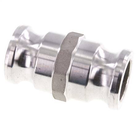 Conector de acoplamiento de aluminio Camlock DN 40 (1 1/2'') para enchufe MIL-C-27487