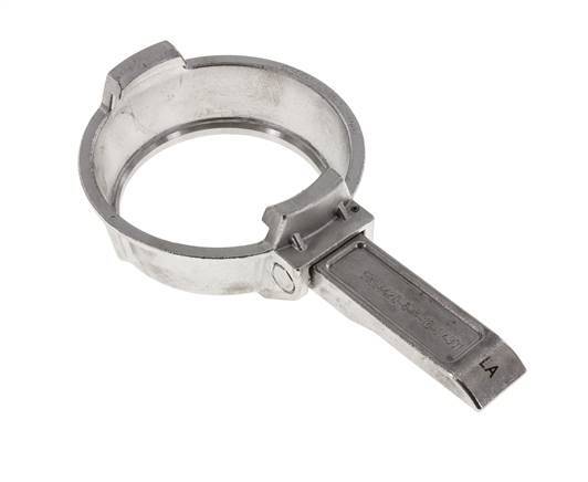 Anillo de sujeción del camión cisterna (TW) de acero inoxidable DN 80 con palanca (tipo M)