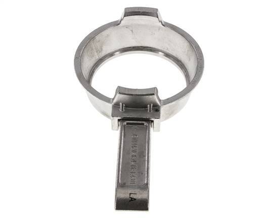 Anillo de sujeción del camión cisterna (TW) de acero inoxidable DN 80 con palanca (tipo M)
