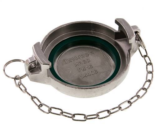 Tapa de camión cisterna de acero inoxidable DN 80 (TW) tipo MB