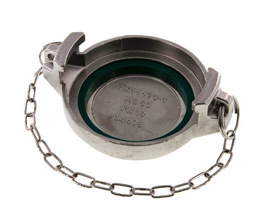 Tapa de camión cisterna de acero inoxidable DN 80 (TW) tipo MB