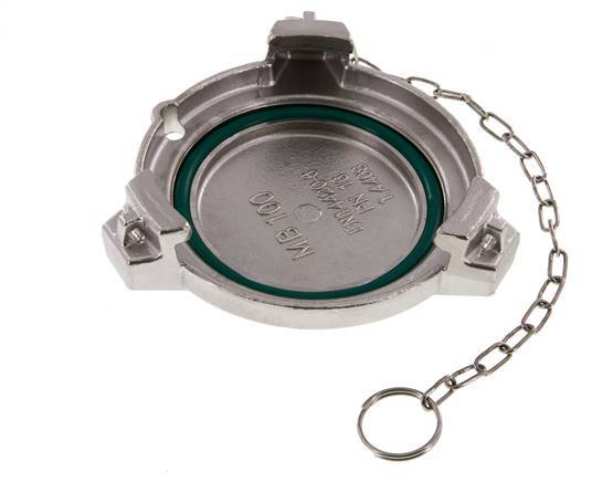 Tapa de camión cisterna de acero inoxidable DN 100 (TW) tipo MB