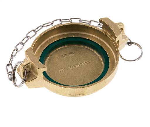Tapón de latón DN 80 para camiones cisterna (TW) tipo MB
