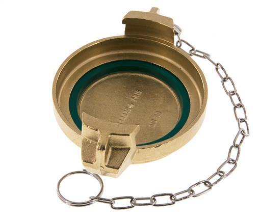 Tapón de latón DN 80 para camiones cisterna (TW) tipo MB