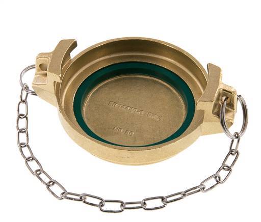 Tapón de latón DN 80 para camiones cisterna (TW) tipo MB