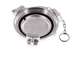 Tapa de camión cisterna de aluminio DN 100 (TW) tipo MB