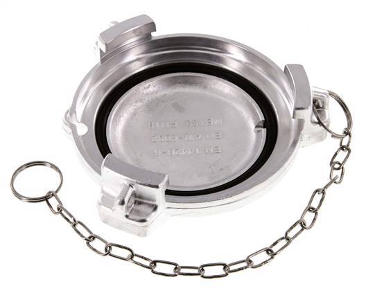Tapa de camión cisterna de aluminio DN 100 (TW) tipo MB