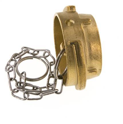 Tapón de latón DN 50 para camiones cisterna (TW) Tipo VB
