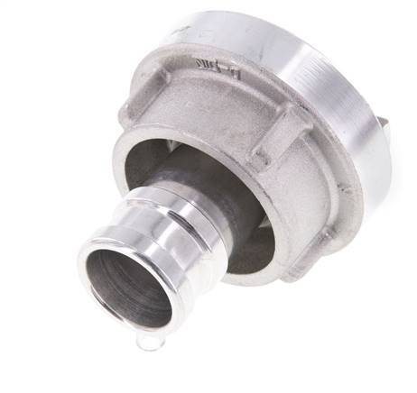 Acoplamiento Storz de aluminio forjado 25-D (31 mm) Pilar de manguera giratorio de 25 mm