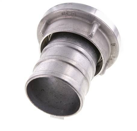 Acoplamiento Storz de aluminio forjado 75-B (89 mm) Pilar de manguera de 80 mm giratorio