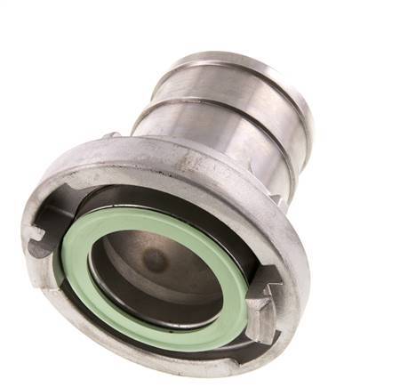 acoplamiento Storz de acero inoxidable de 65 (81 mm) Pilar de manguera giratorio de 75 mm