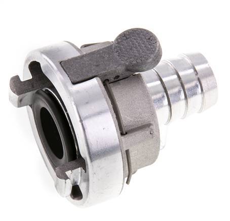 Acoplamiento Storz de aluminio forjado 25-D (31 mm) Pilar de manguera de 19 mm giratorio con bloqueo