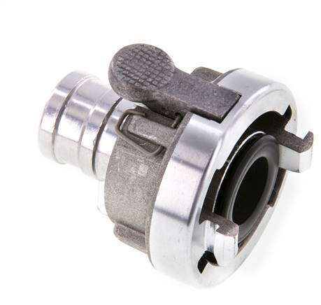 Acoplamiento Storz de aluminio forjado 25-D (31 mm) Pilar de manguera de 25 mm giratorio con bloqueo