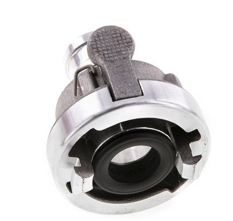 Acoplamiento Storz de aluminio forjado 25-D (31 mm) Pilar de manguera de 25 mm giratorio con bloqueo