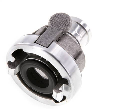 Acoplamiento Storz de aluminio forjado 25-D (31 mm) Pilar de manguera de 25 mm giratorio con bloqueo