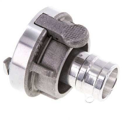 Acoplamiento Storz de aluminio forjado 25-D (31 mm) Pilar de manguera de 25 mm giratorio con bloqueo