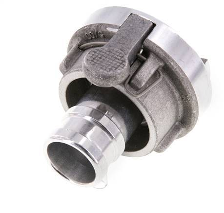 Acoplamiento Storz de aluminio forjado 25-D (31 mm) Pilar de manguera de 25 mm giratorio con bloqueo