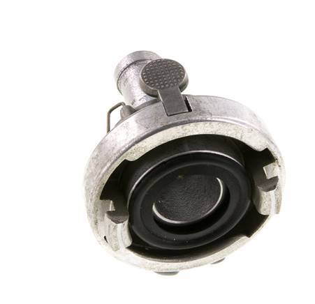 Acoplamiento Storz de aluminio forjado de 32 (44 mm) Pilar de manguera de 19 mm giratorio con bloqueo
