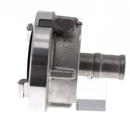 Acoplamiento Storz de aluminio forjado 52-C (66 mm) Pilar de manguera de 25 mm giratorio con bloqueo