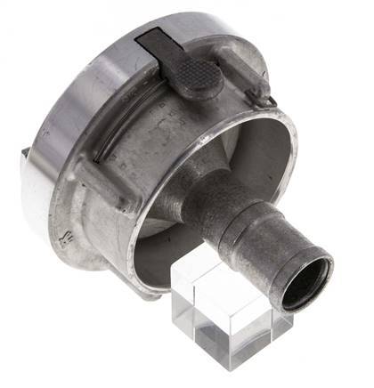 Acoplamiento Storz de aluminio forjado 52-C (66 mm) Pilar de manguera de 25 mm giratorio con bloqueo