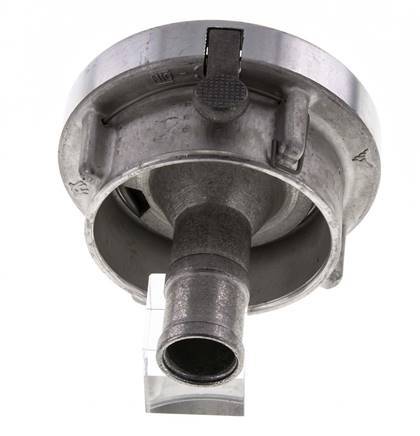Acoplamiento Storz de aluminio forjado 52-C (66 mm) Pilar de manguera de 25 mm giratorio con bloqueo