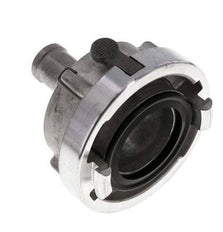 Acoplamiento Storz de aluminio forjado 52-C (66 mm) Pilar de manguera de 25 mm giratorio con bloqueo