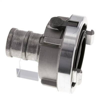Acoplamiento Storz de aluminio forjado 52-C (66 mm) Pilar de manguera de 38 mm giratorio con bloqueo