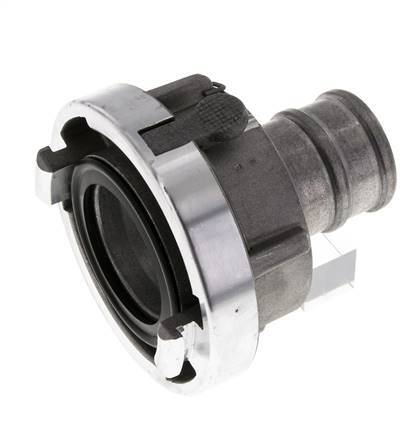Acoplamiento Storz de aluminio forjado 52-C (66 mm) Pilar de manguera de 42 mm giratorio con bloqueo
