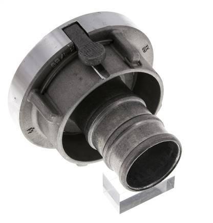 Acoplamiento Storz de aluminio forjado 52-C (66 mm) Pilar de manguera de 42 mm giratorio con bloqueo