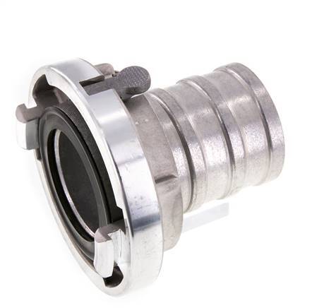 Acoplamiento Storz de aluminio forjado de 65 (81 mm) Pilar de manguera giratorio con bloqueo