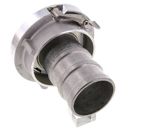 Acoplamiento Storz de aluminio forjado 75-B (89 mm) Pilar de manguera de 65 mm giratorio con bloqueo