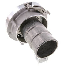 Acoplamiento Storz de aluminio forjado 75-B (89 mm) Pilar de manguera de 65 mm giratorio con bloqueo