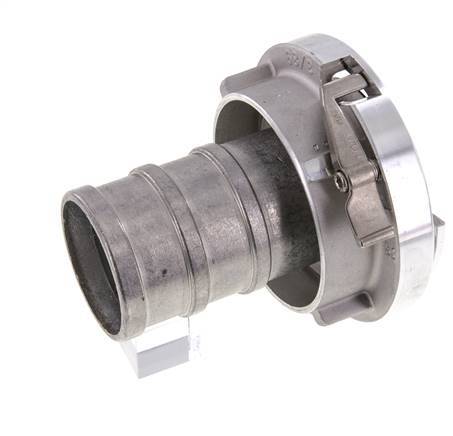 Acoplamiento Storz de aluminio forjado 75-B (89 mm) Pilar de manguera de 65 mm giratorio con bloqueo